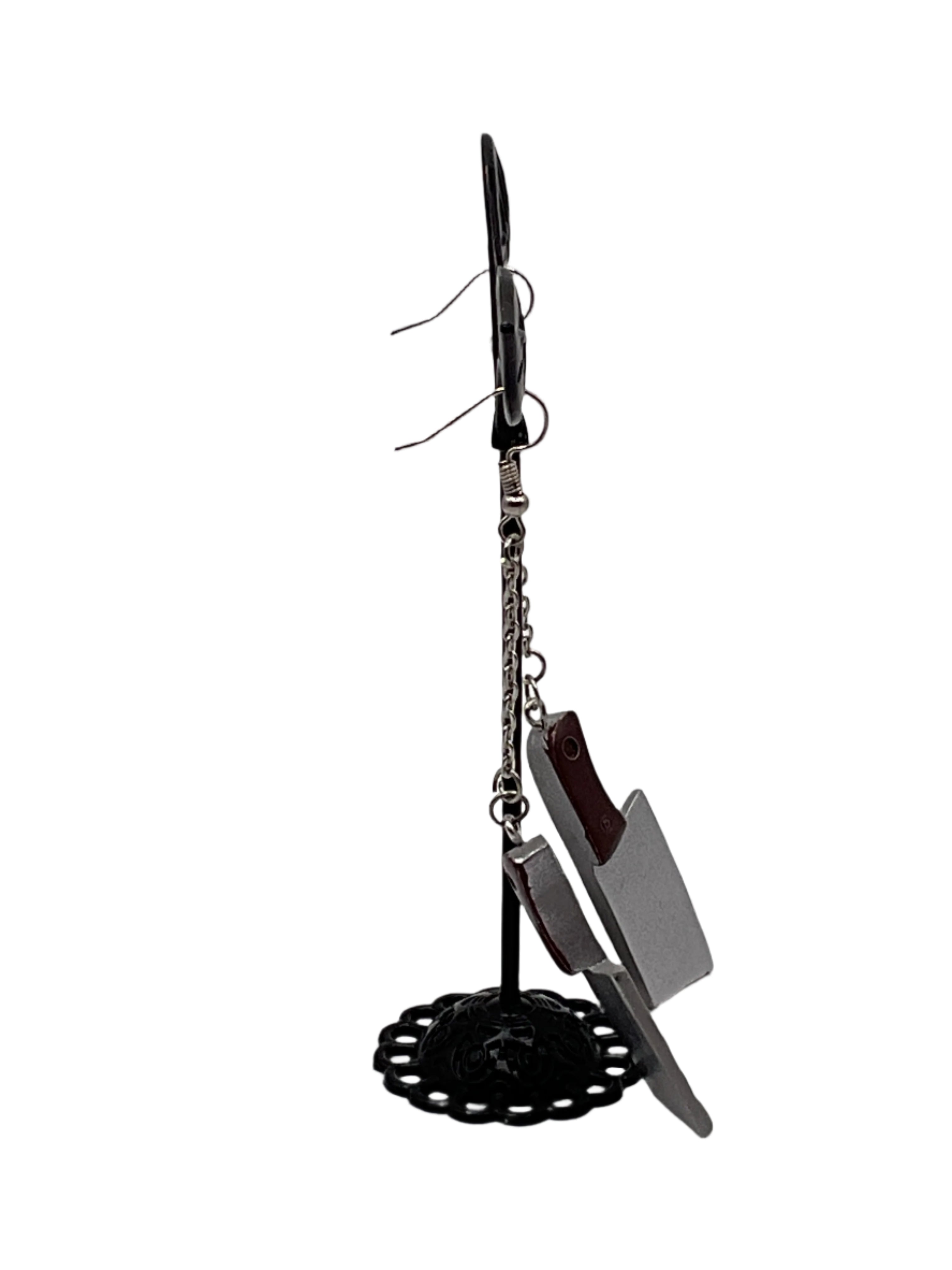 Meat Cleaver Earrings