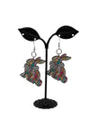 Painted Easter Bunny Earrings