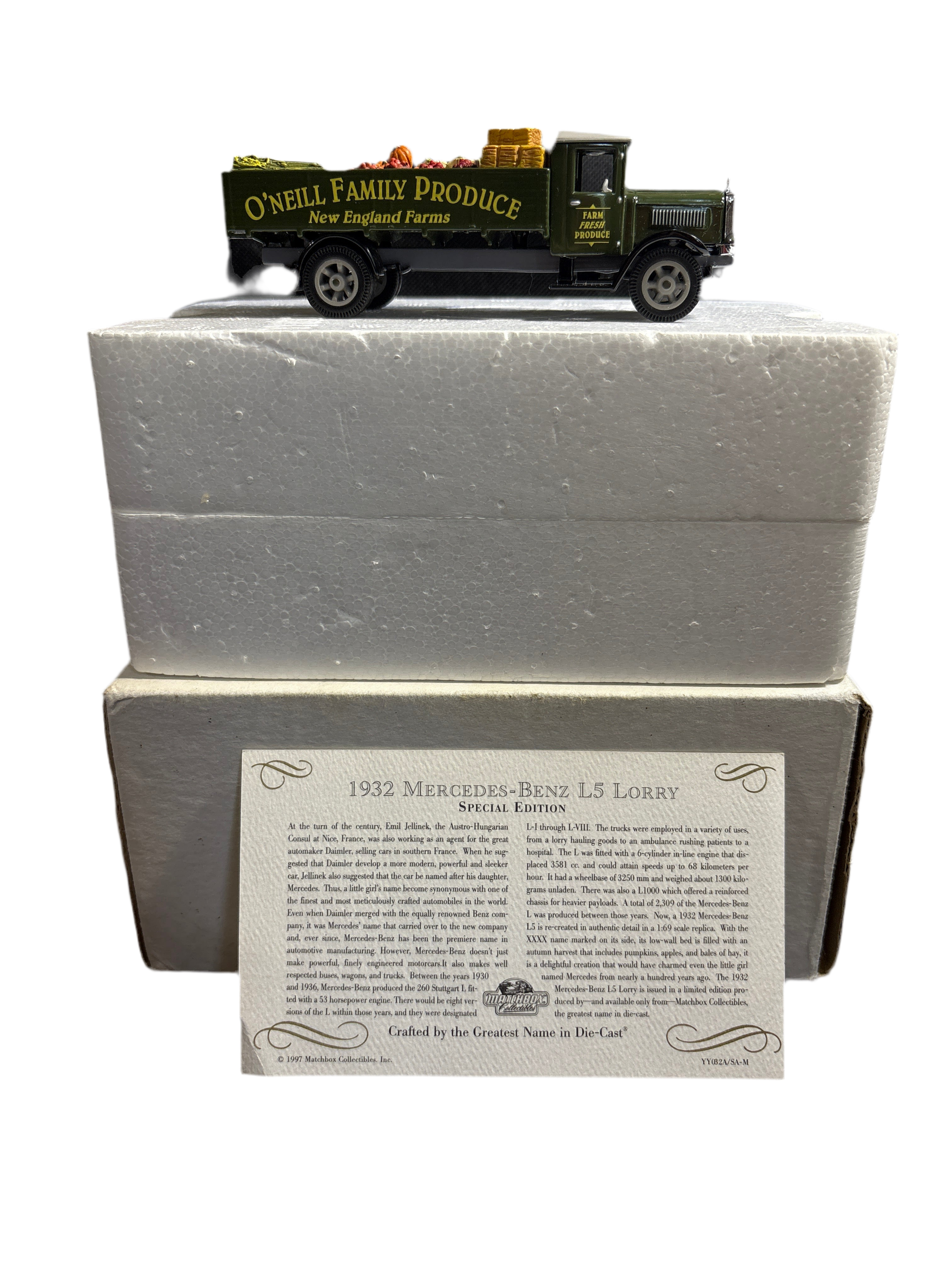 Matchbox 1932 Mercedes-Benz L5 Lorry Diecast