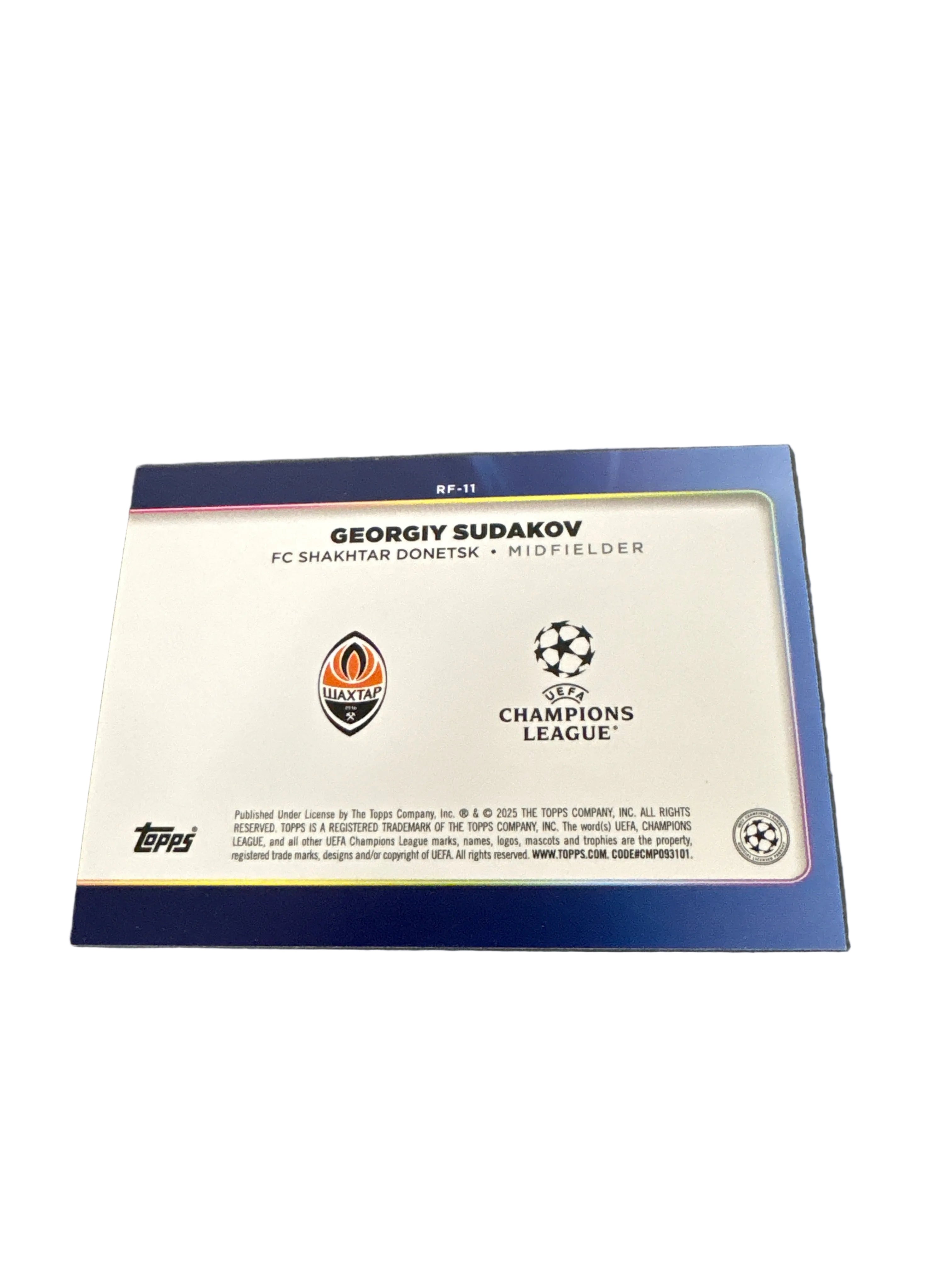 Topps Georgiy Sudakov