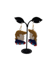 Trump beaded earrings