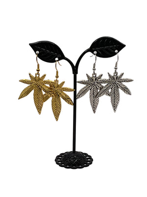 Marijuana Leaf Earrings