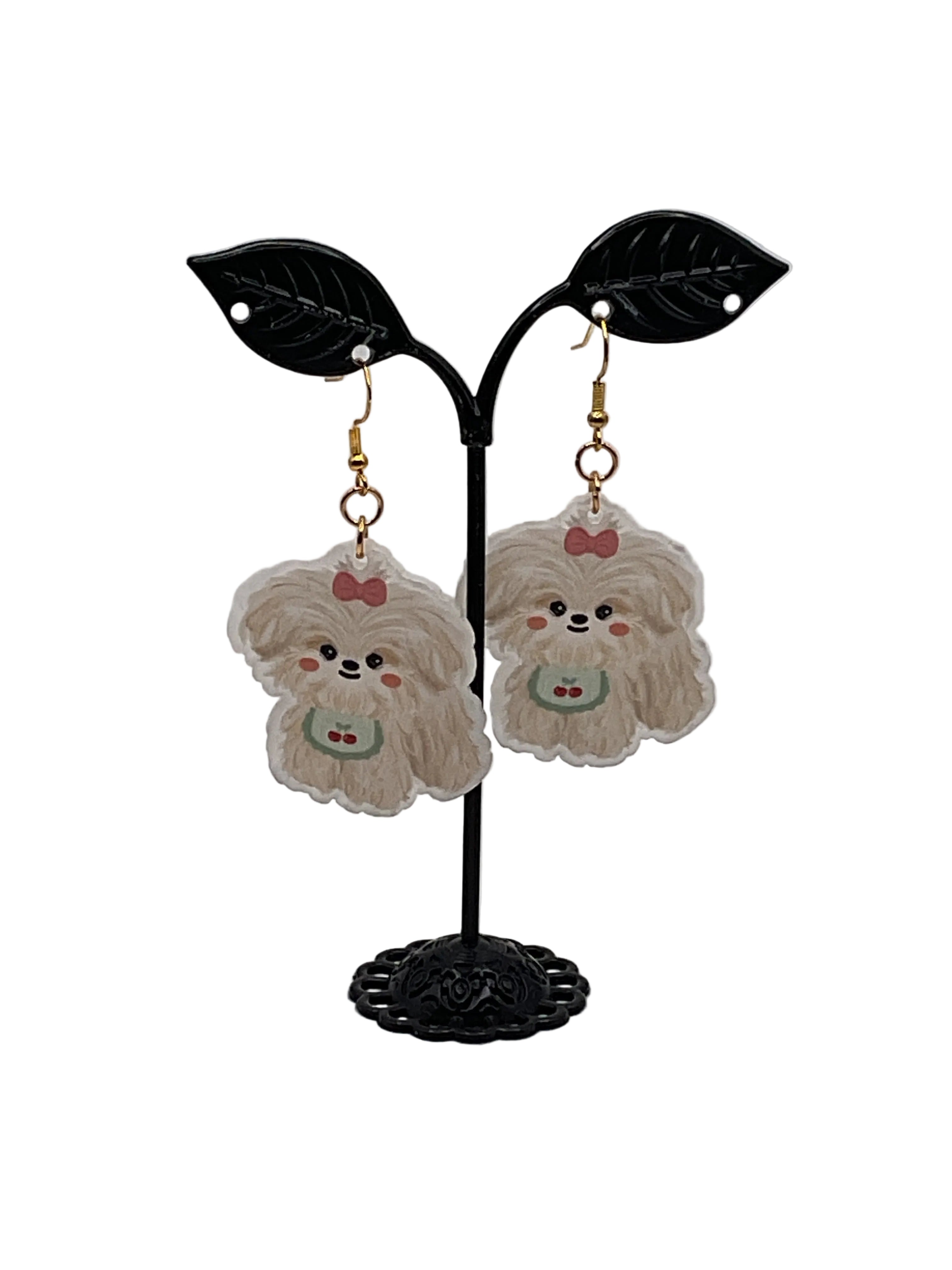 Designer Pup Earrings