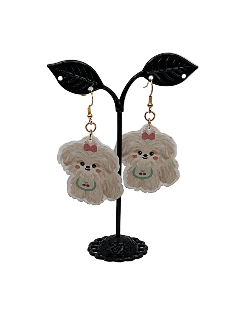 Designer Pup Earrings