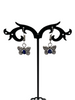 Evil Eye Butterfly Earrings