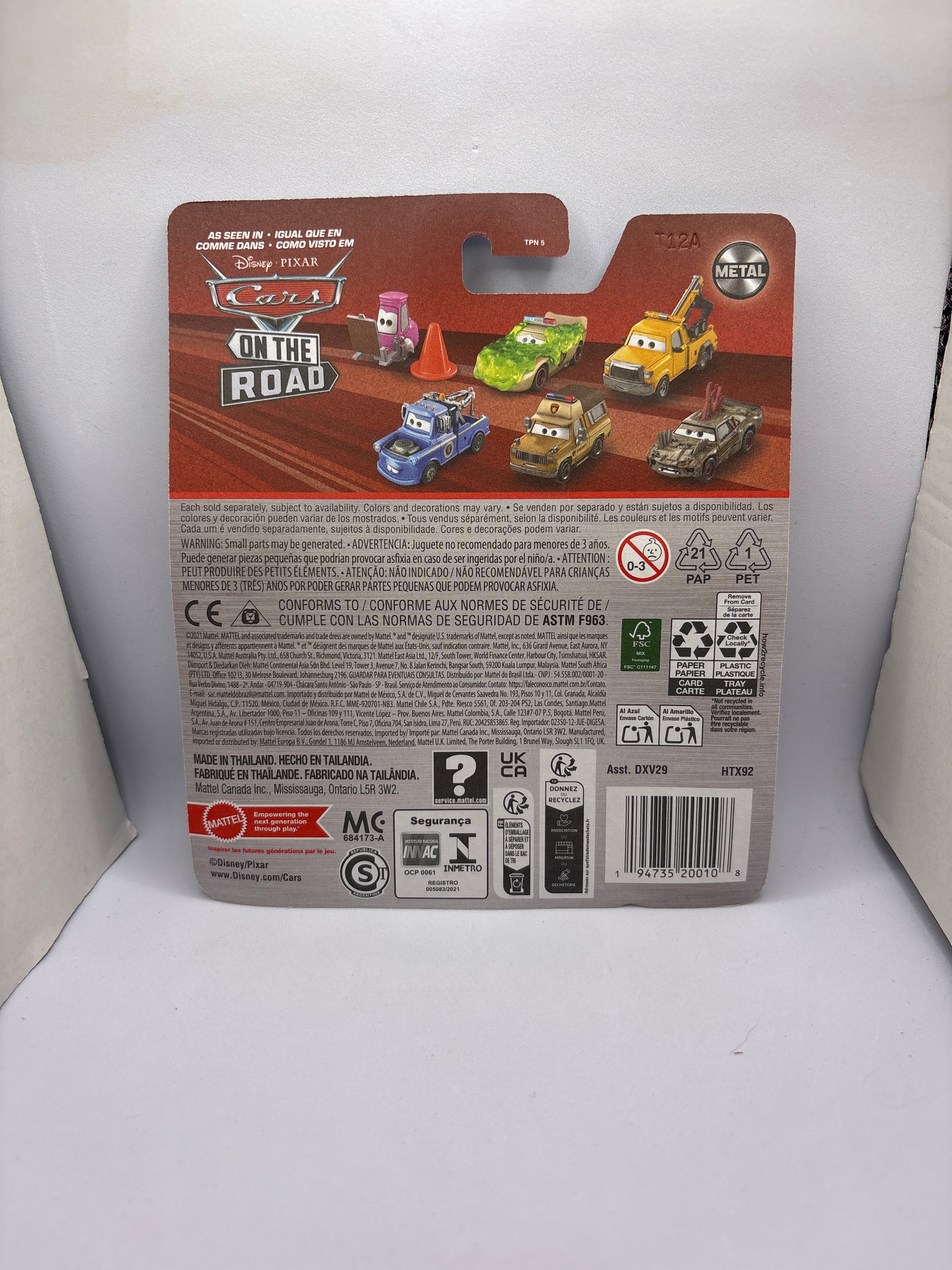 Disney Pixar Cars Justin Roadritter Diecast