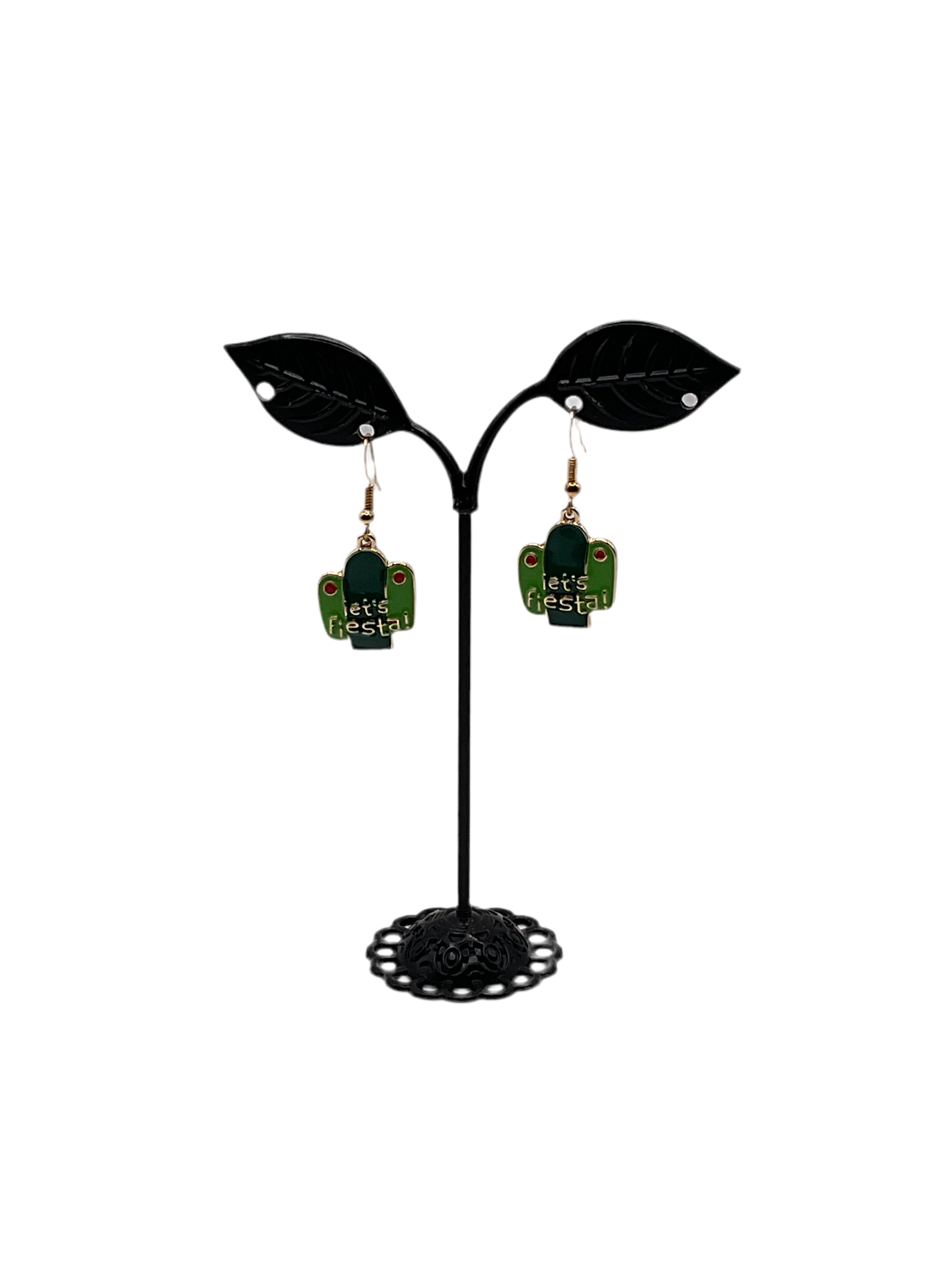 Cactus earrings 1