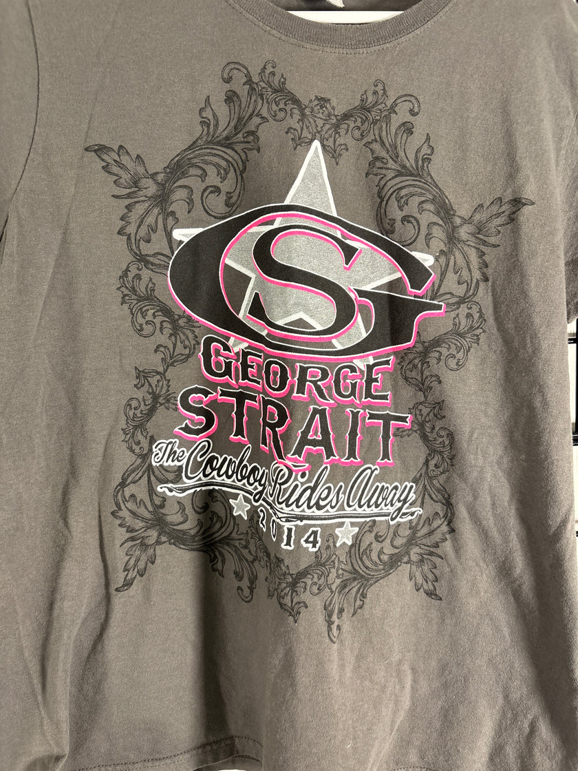 Gildan George Strait T Shirt gray