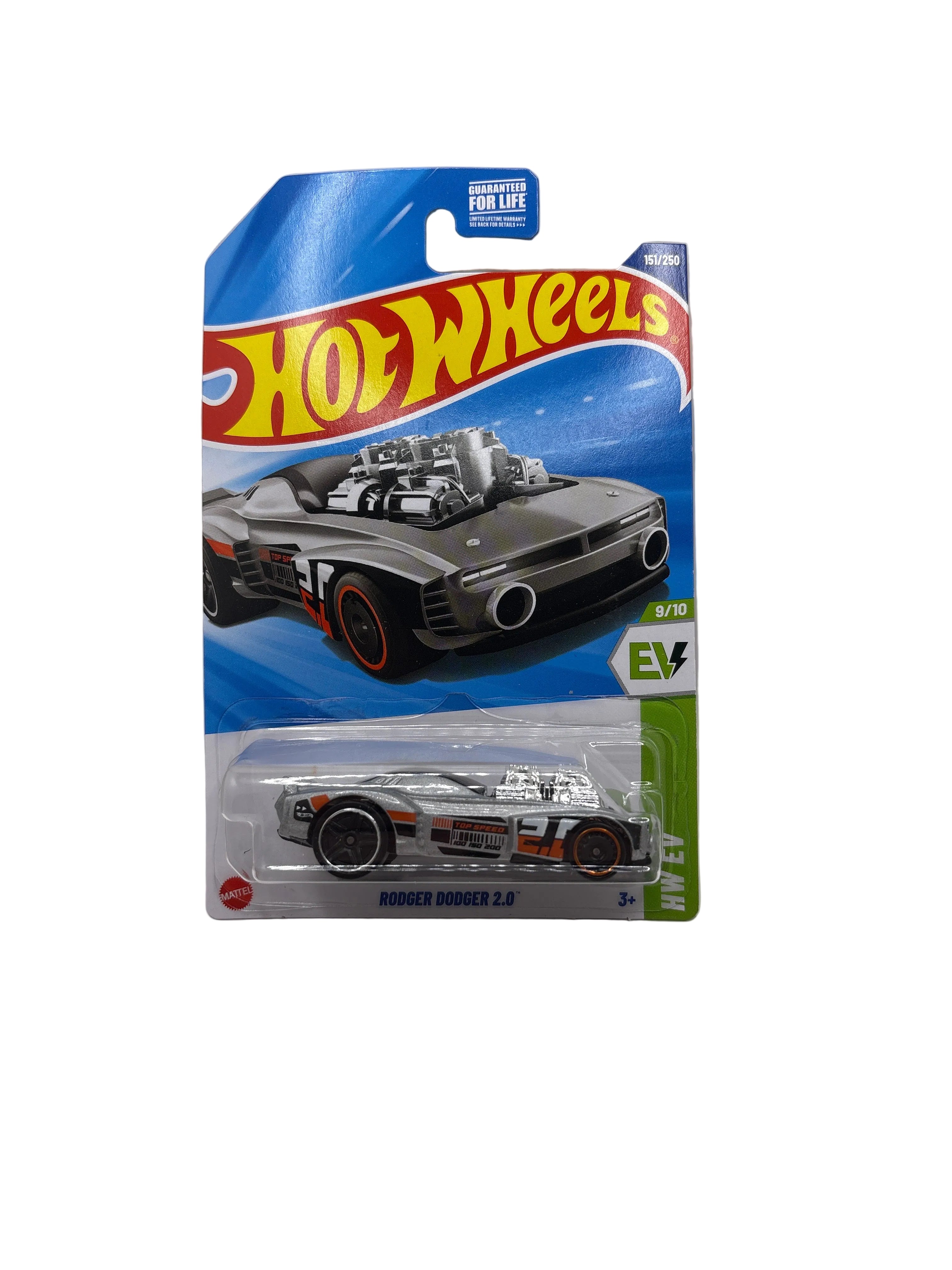 Hot Wheels Rodger Dodger 2.0 Diecast silver