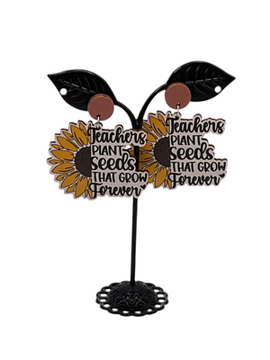 Teacher Sunflower Earrings