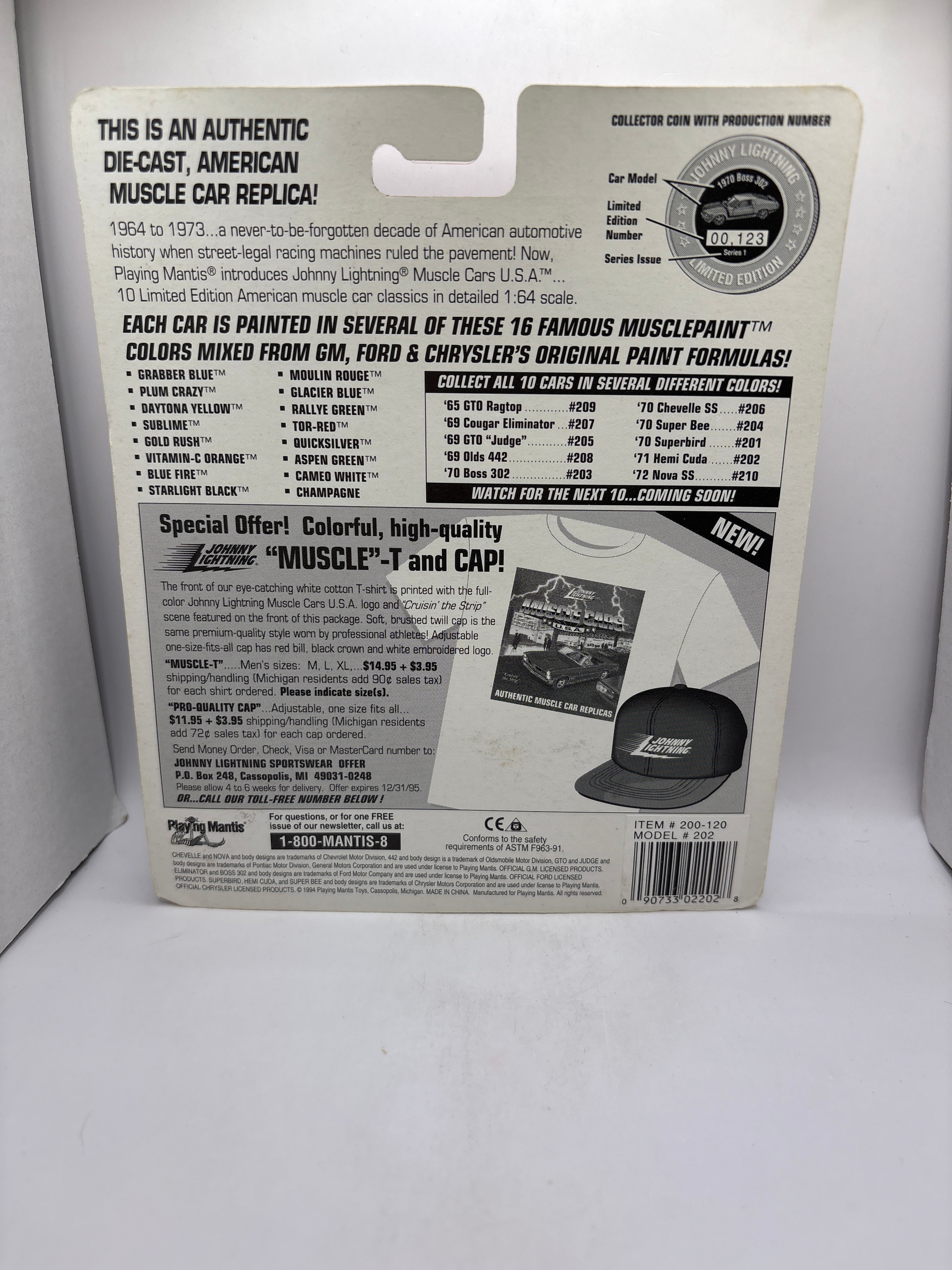 Johnny Lightning 1971 HEMI Cuda Diecast