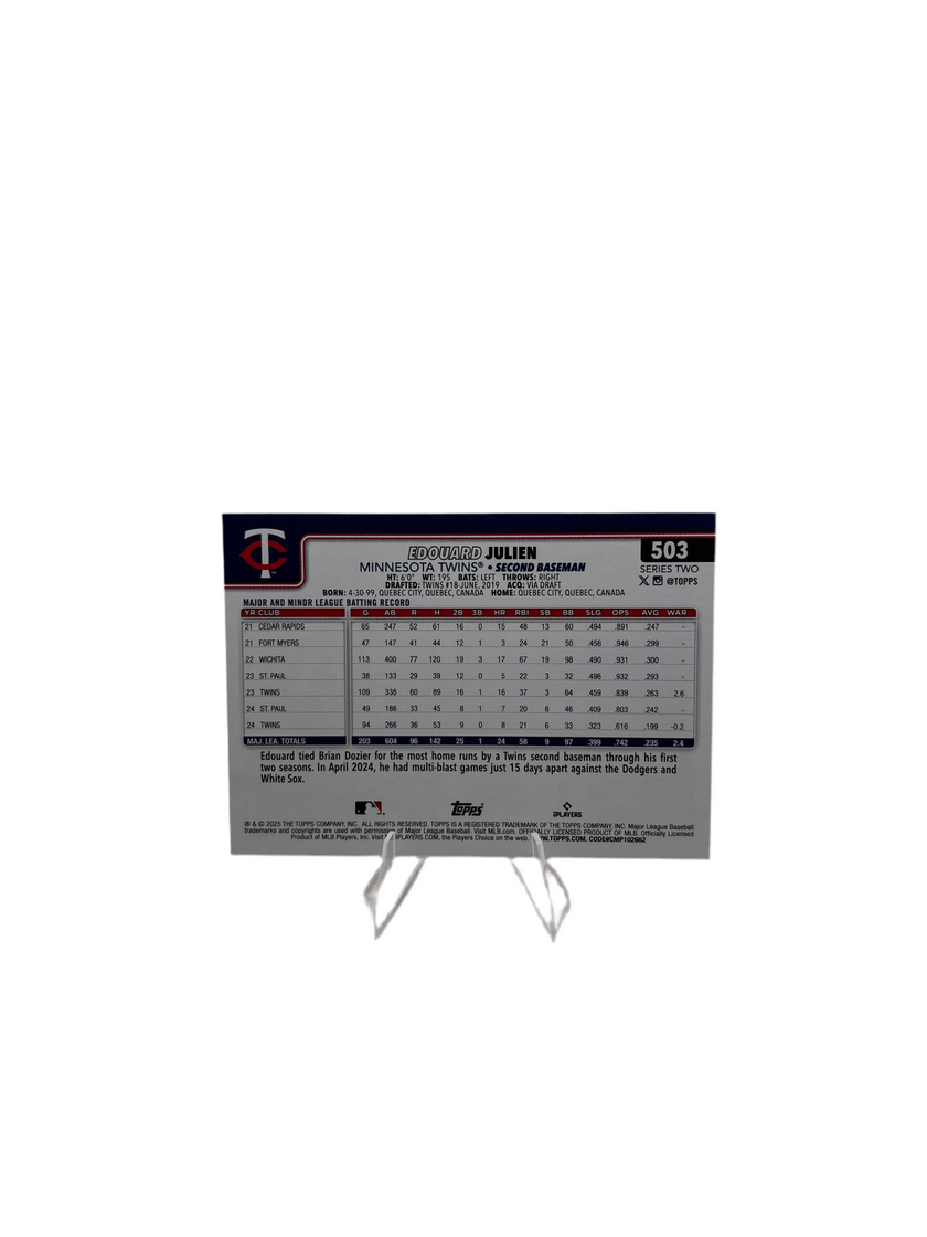 Topps Edouard Julien