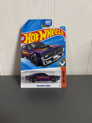 Hot Wheels 68 Mercury Cougar Diecast purple