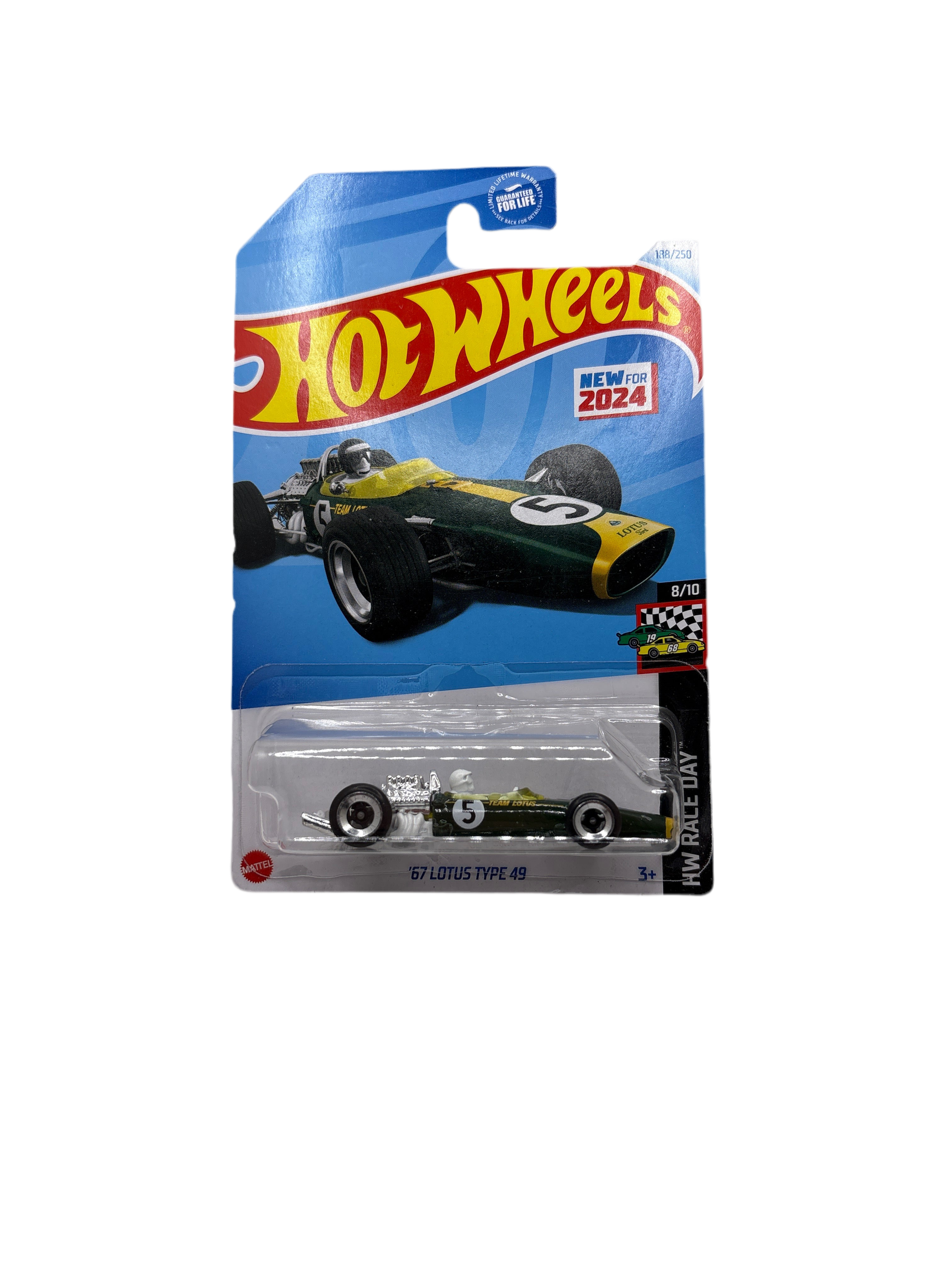 Hot Wheels 67 Lotus Type 49 Diecast