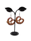 Pretzel earrings
