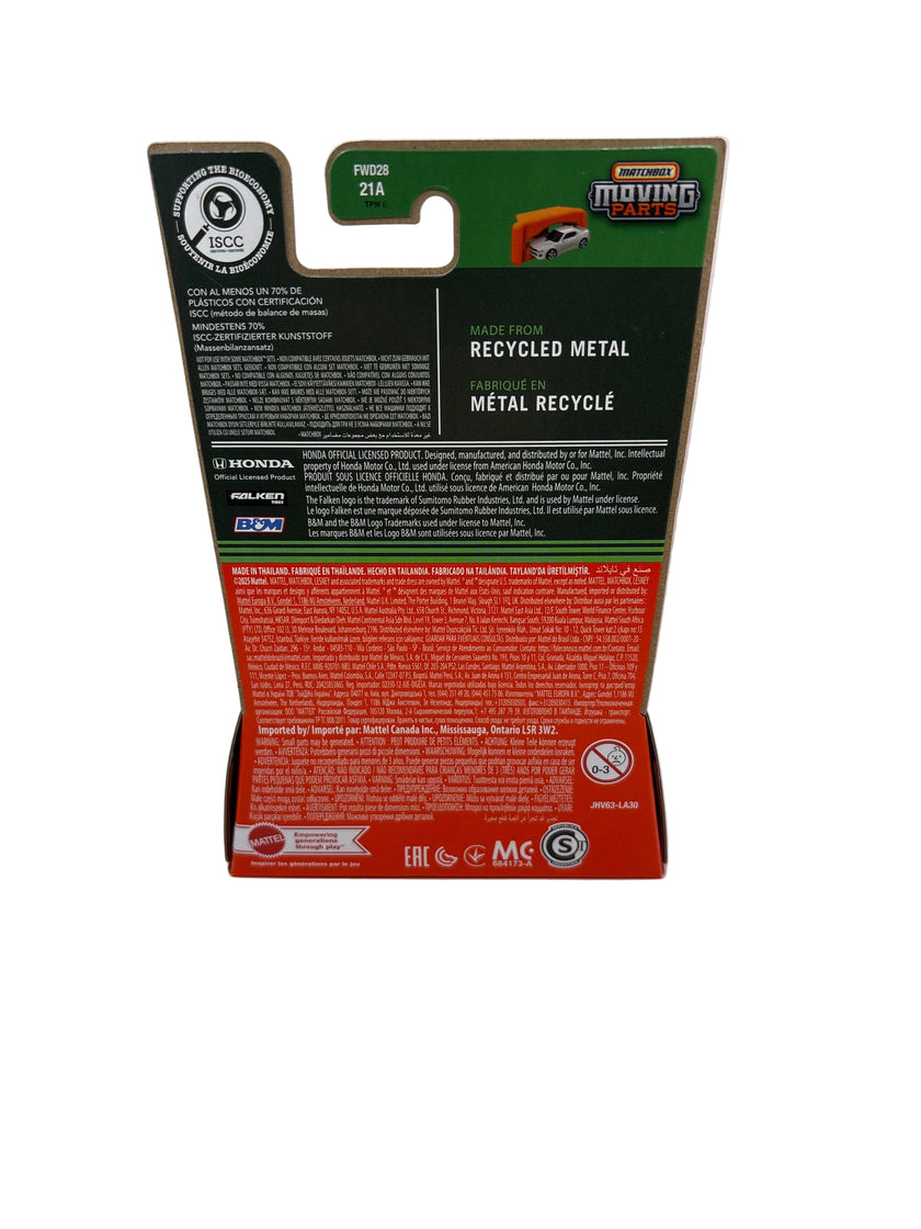 Matchbox 2004 Honda S2000 Diecast white