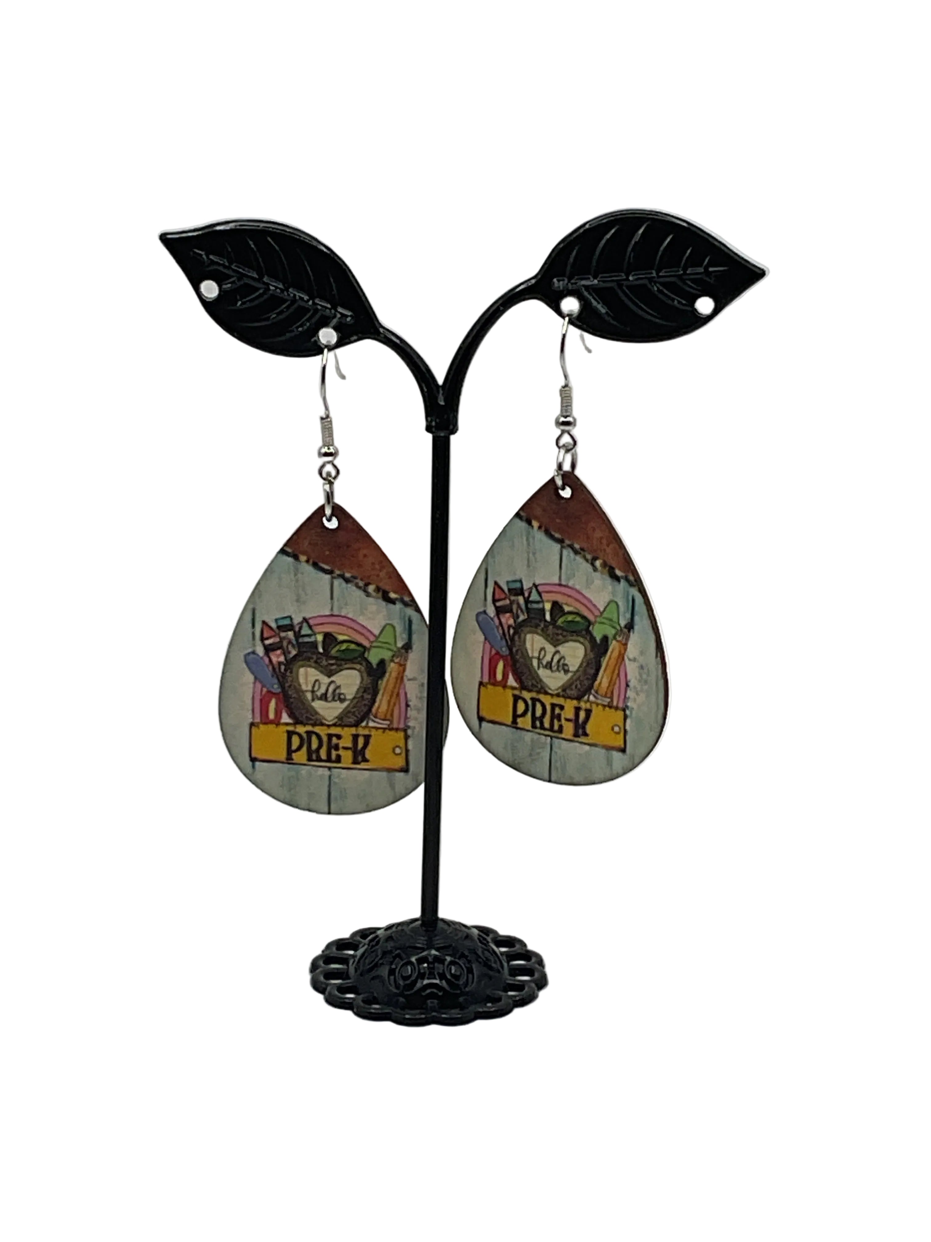Tear Drop Teacher Earrings