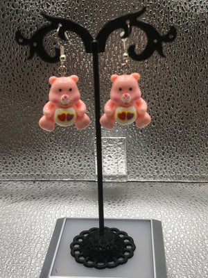 Care bear earrings