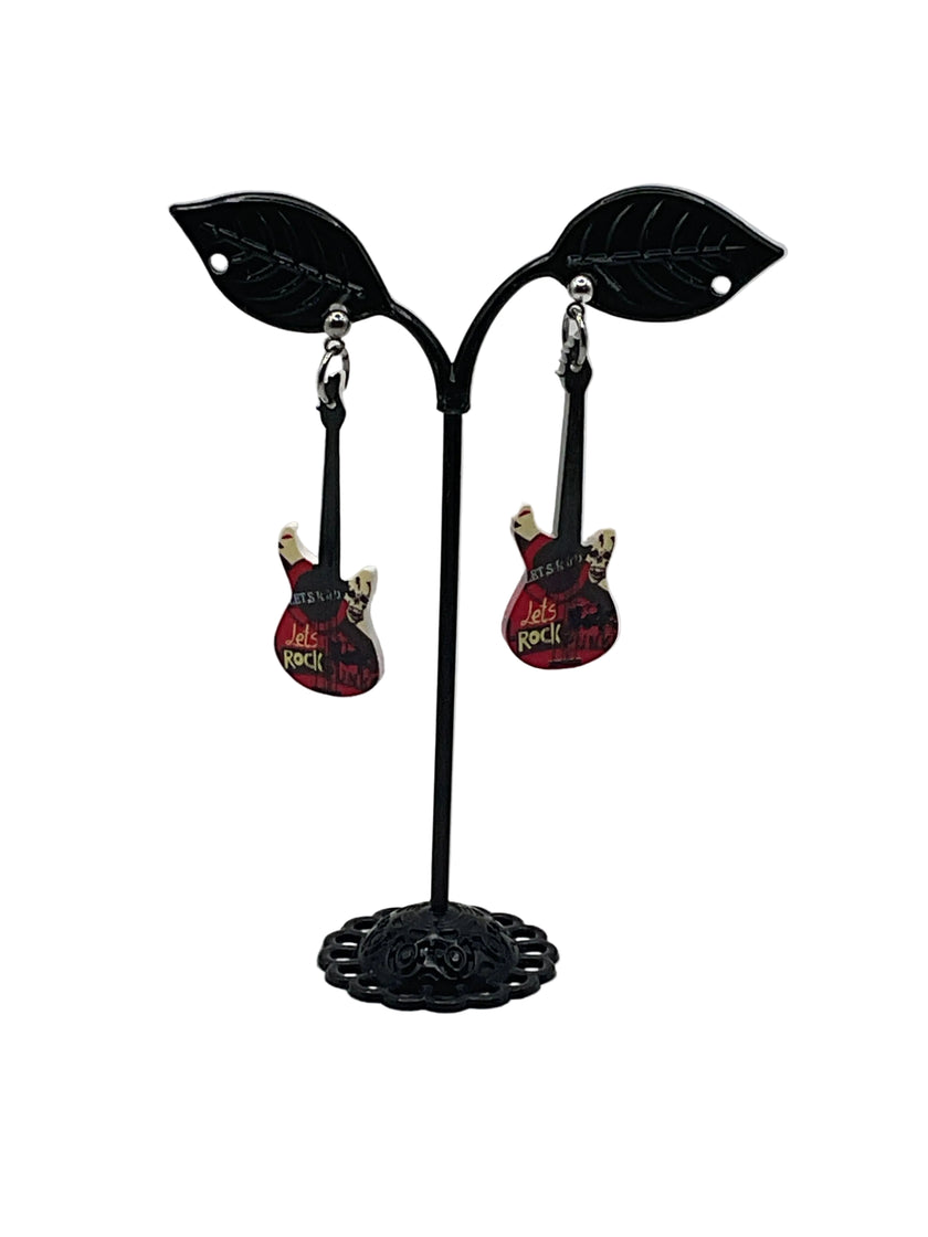 Guitar Earrings