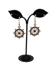 Ship Wheel Earrings