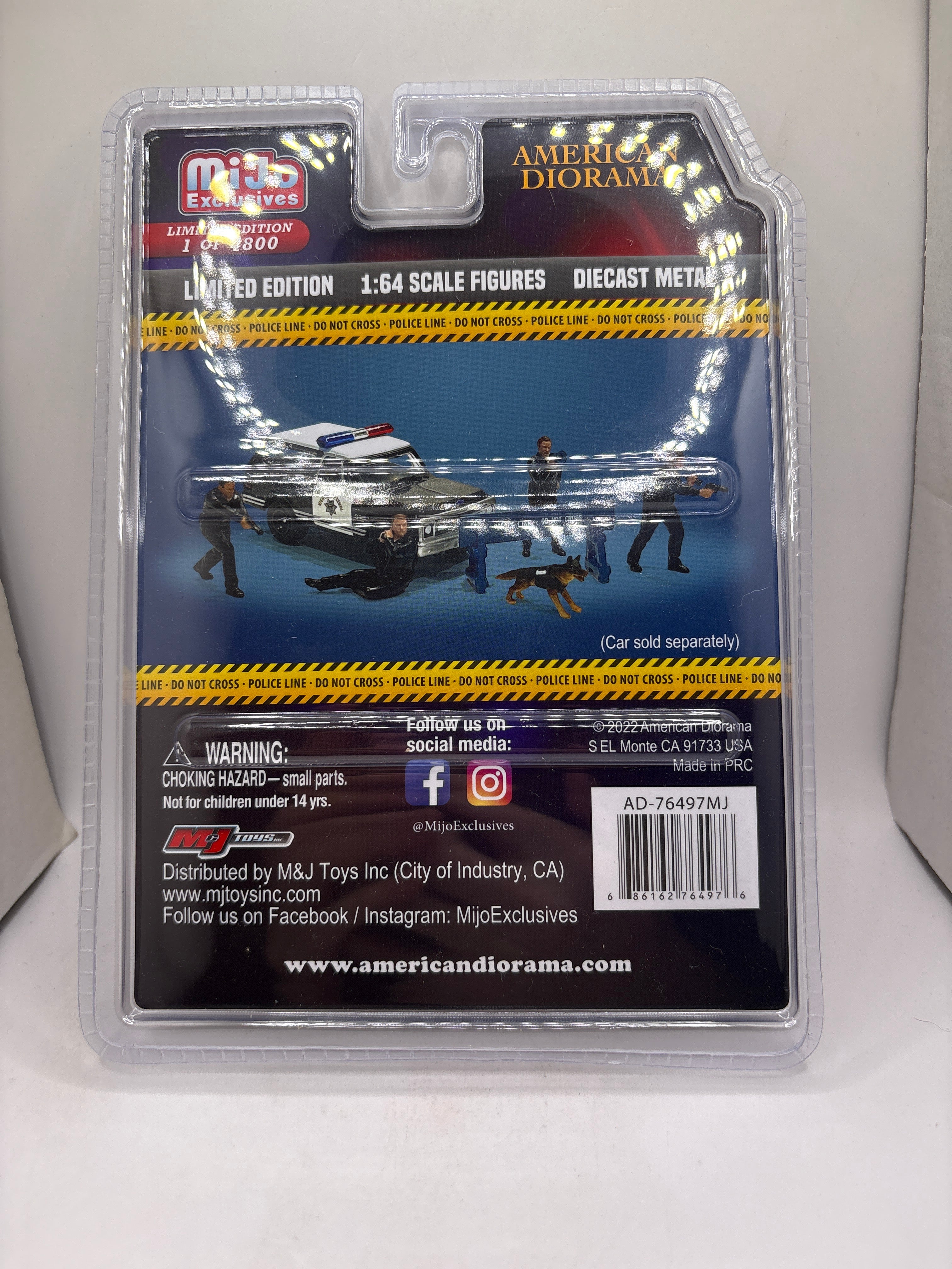 American Diorama Police Line 2 Diecast