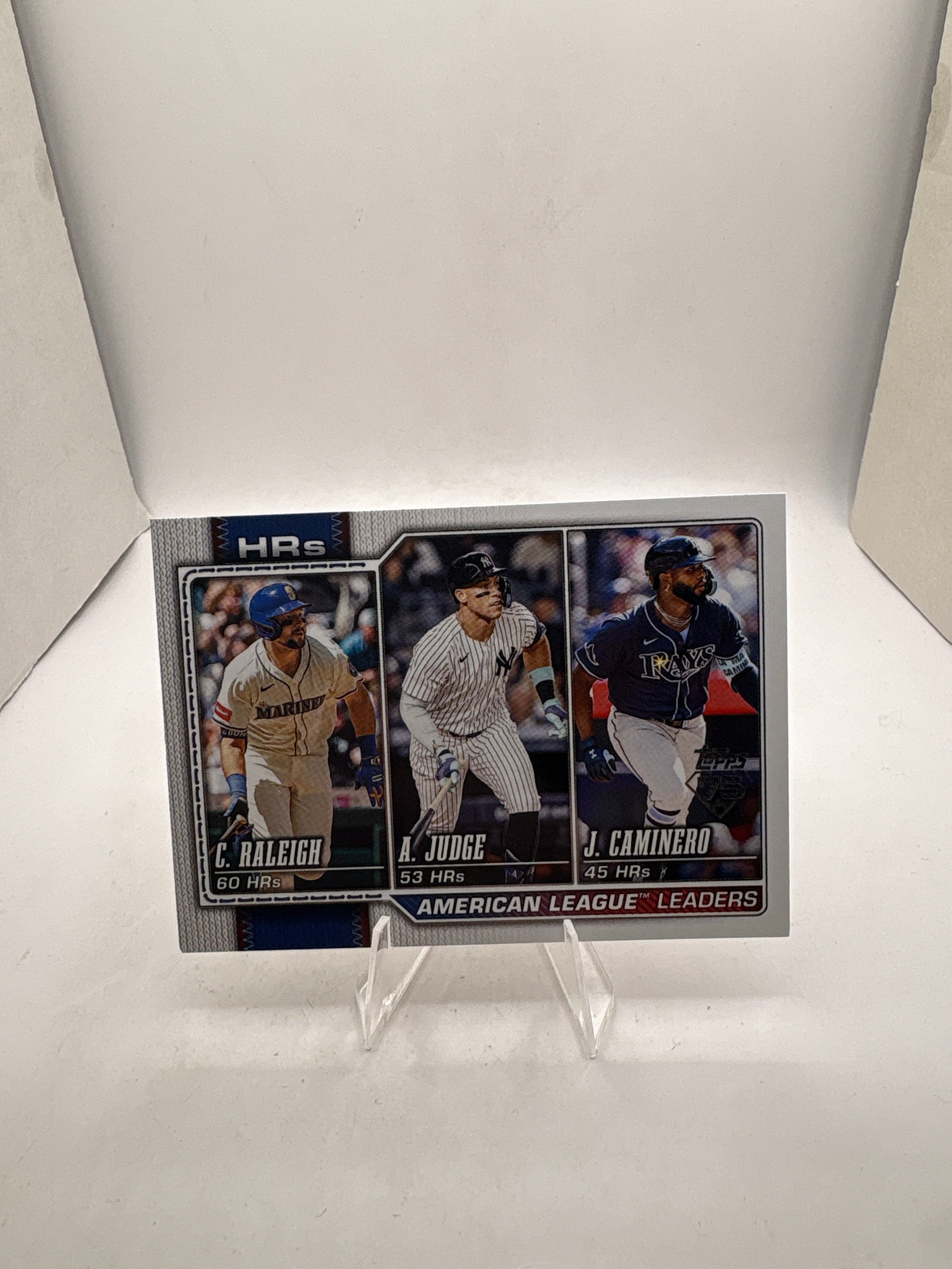 Topps Cal Raleigh Aaron Judge Junior Caminero