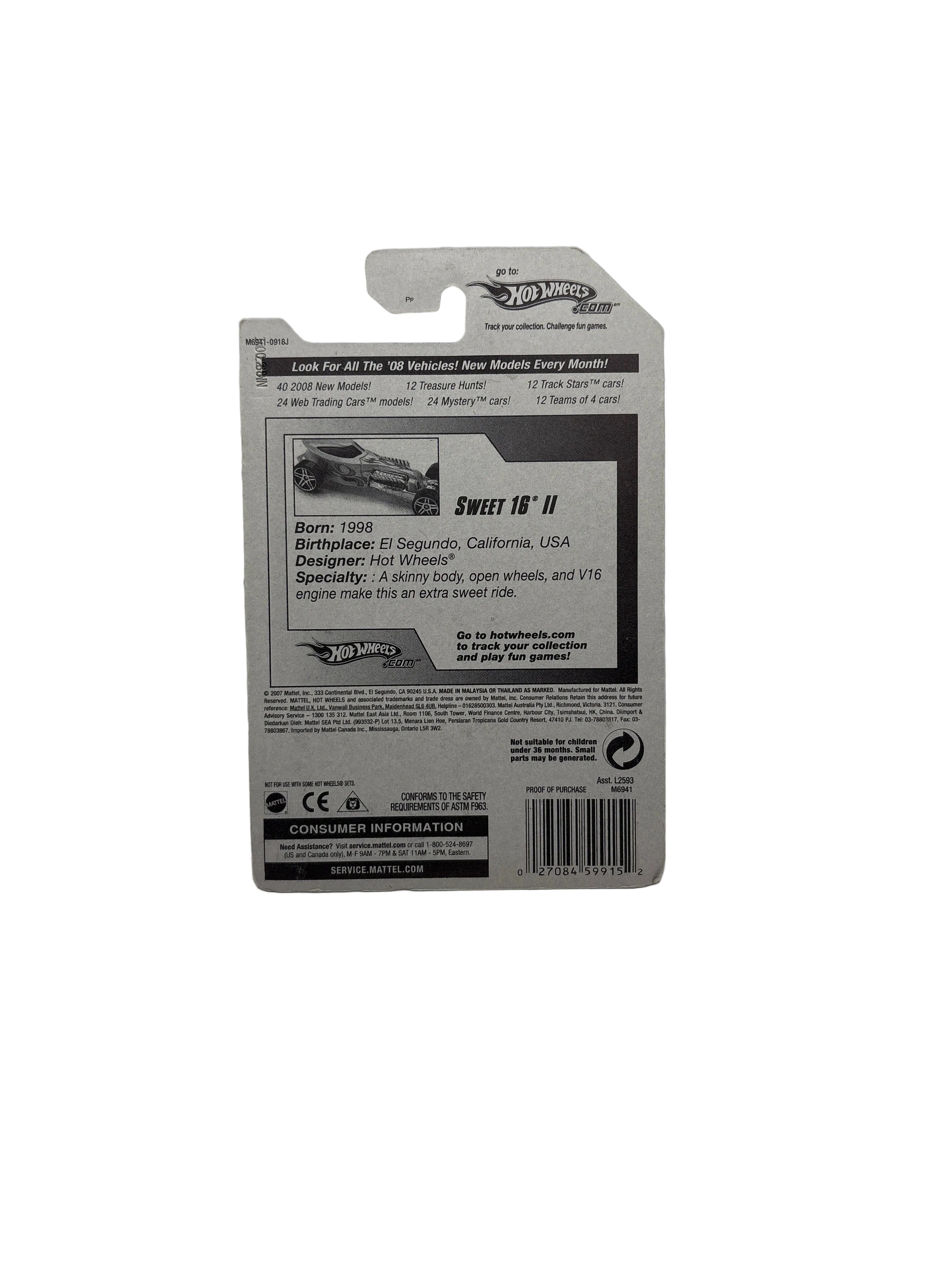 Hot Wheels Sweet 16 II Diecast