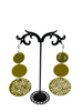 Dangle circle earrings