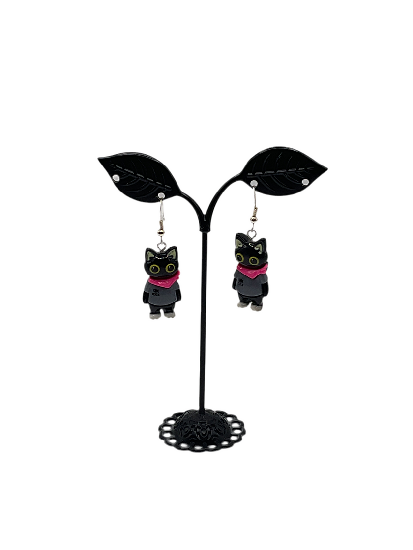 Cat earrings