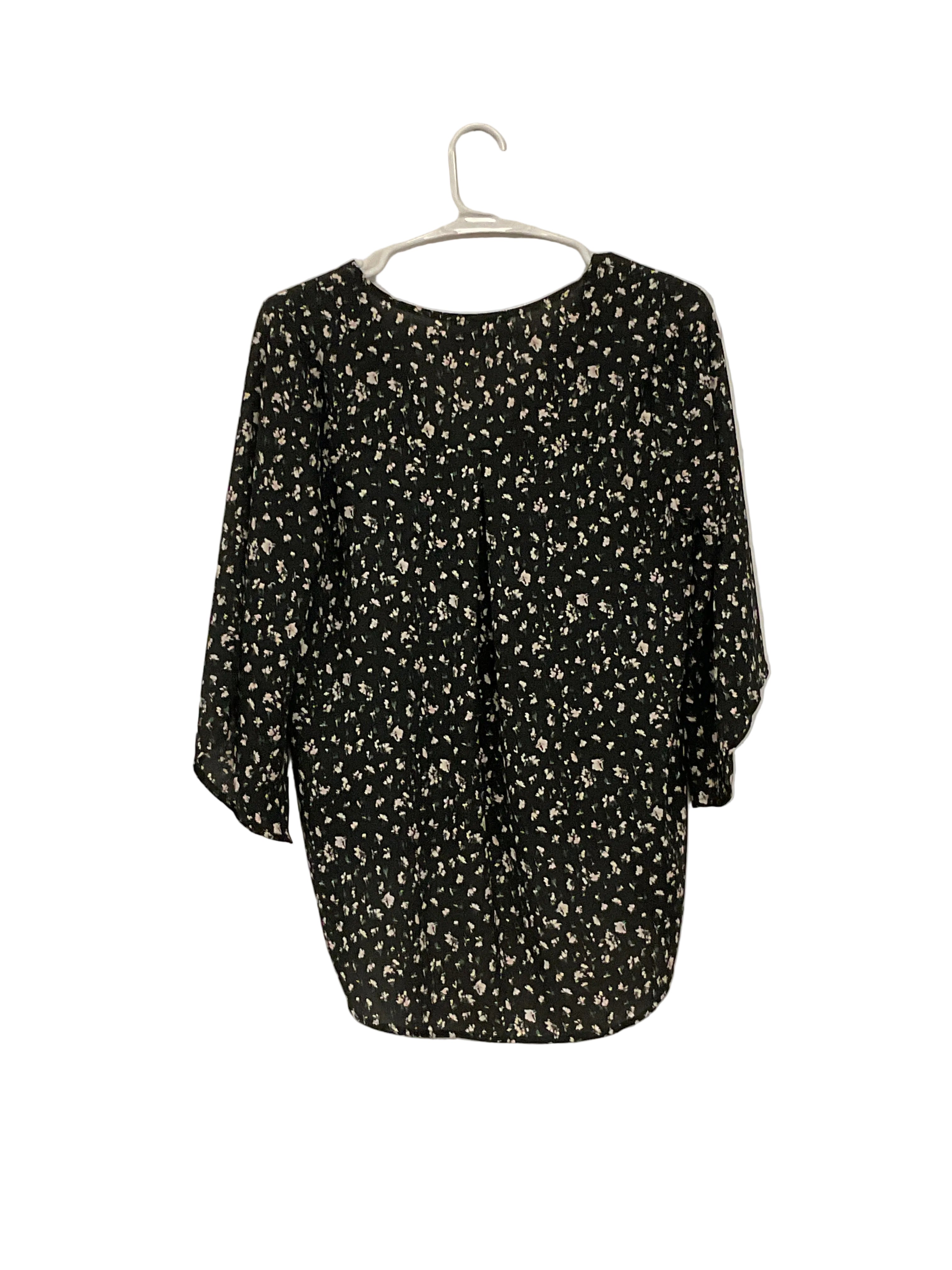 Black Floral Shirt