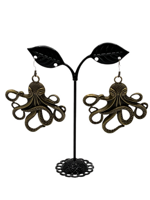 Octopus earrings