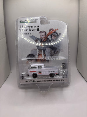 Greenlight 1972 Volkswagen Double Cab Pick-Up Diecast white