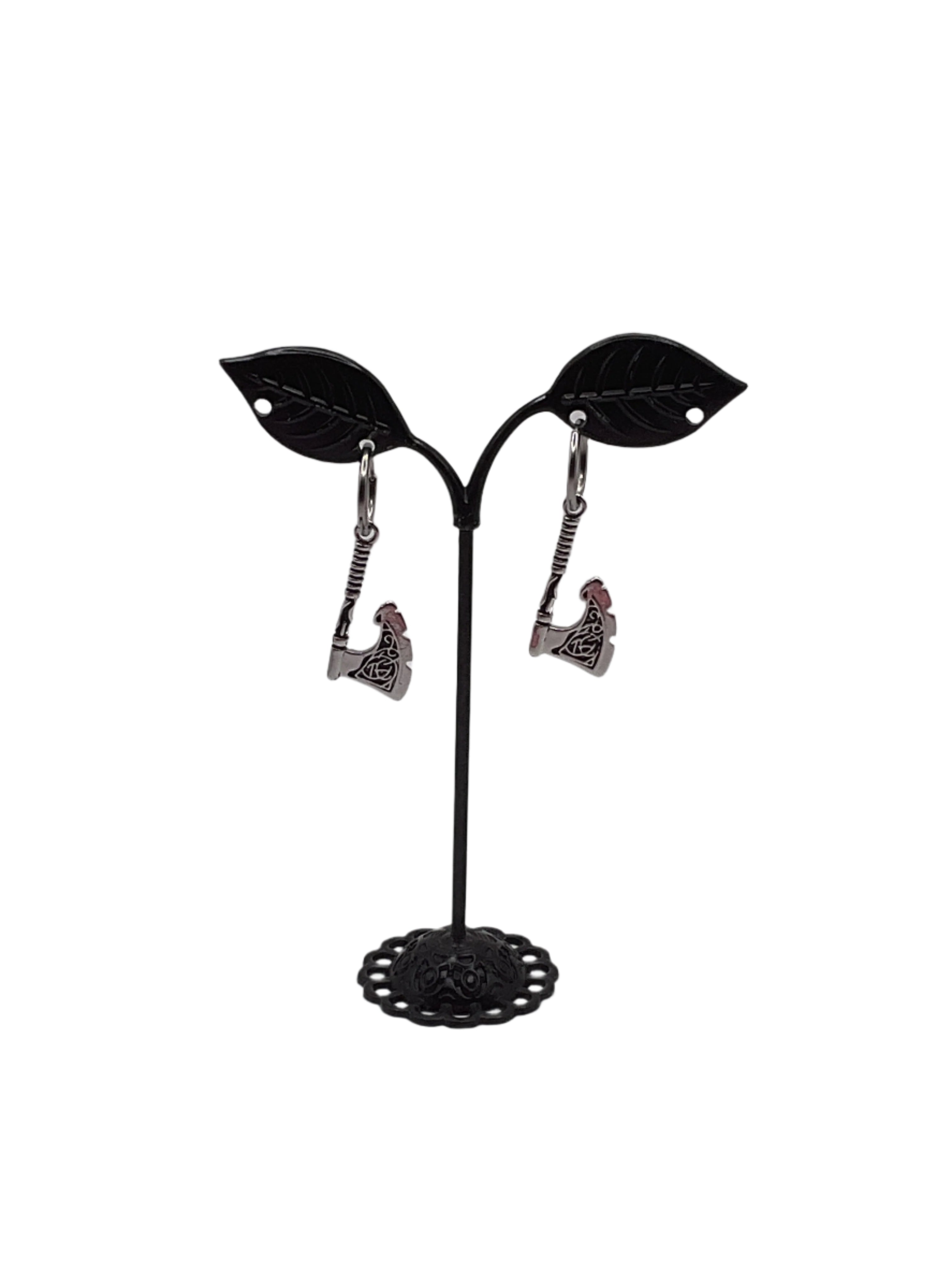 Battle Axe Earrings 2