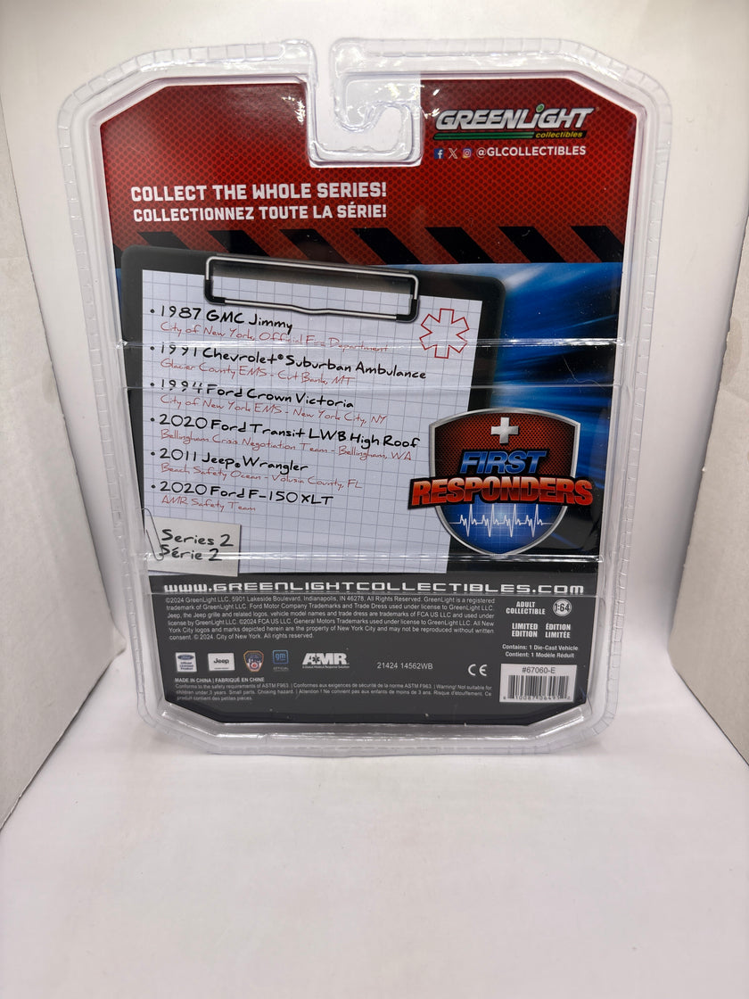 Greenlight 2011 Jeep Wrangler Diecast red