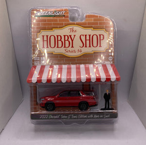 Greenlight 2022 Chevrolet Tahoe LT Texas Edition With Man In Suit Diecast