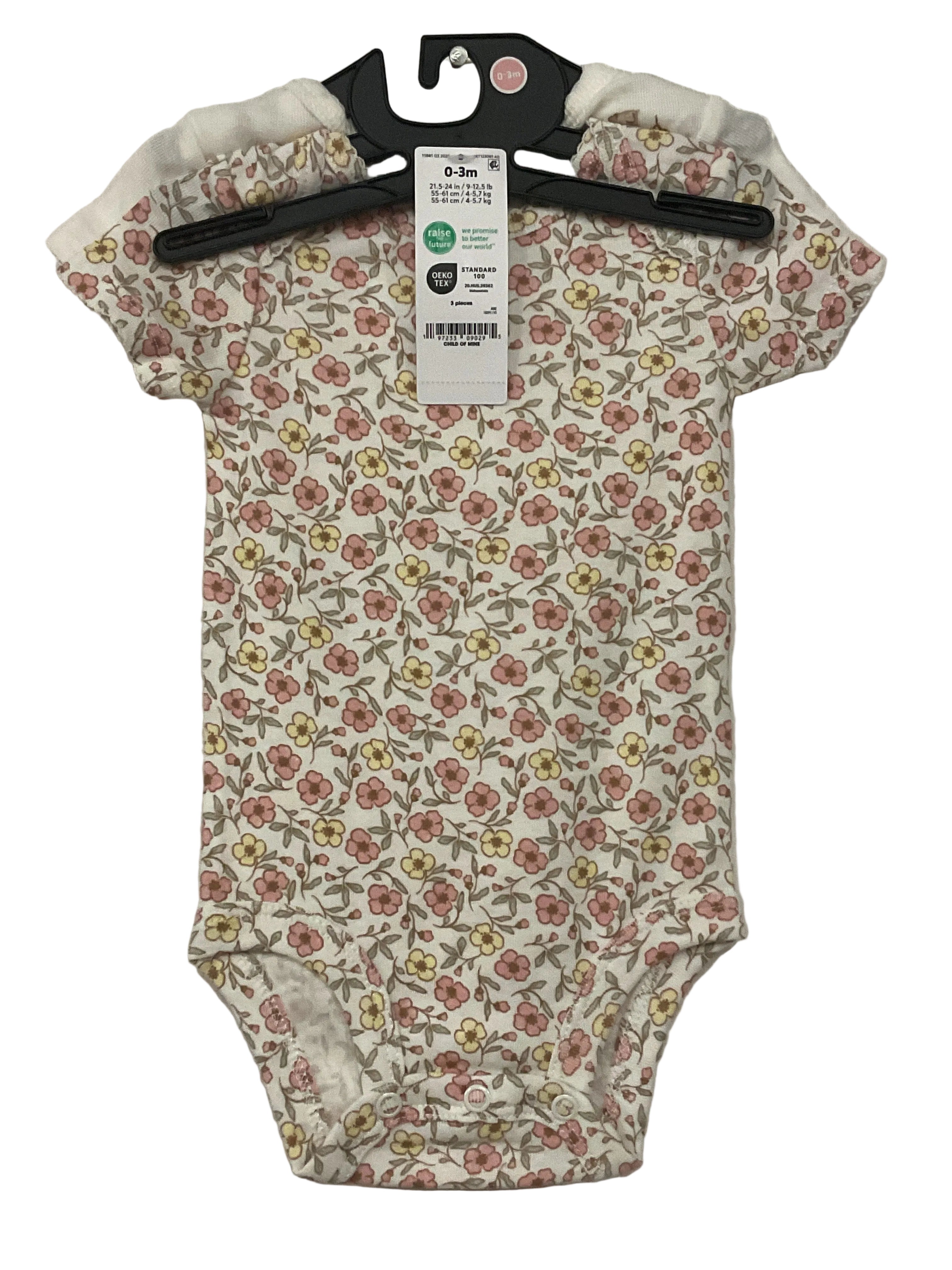 3 pk of Babygirl Onesies