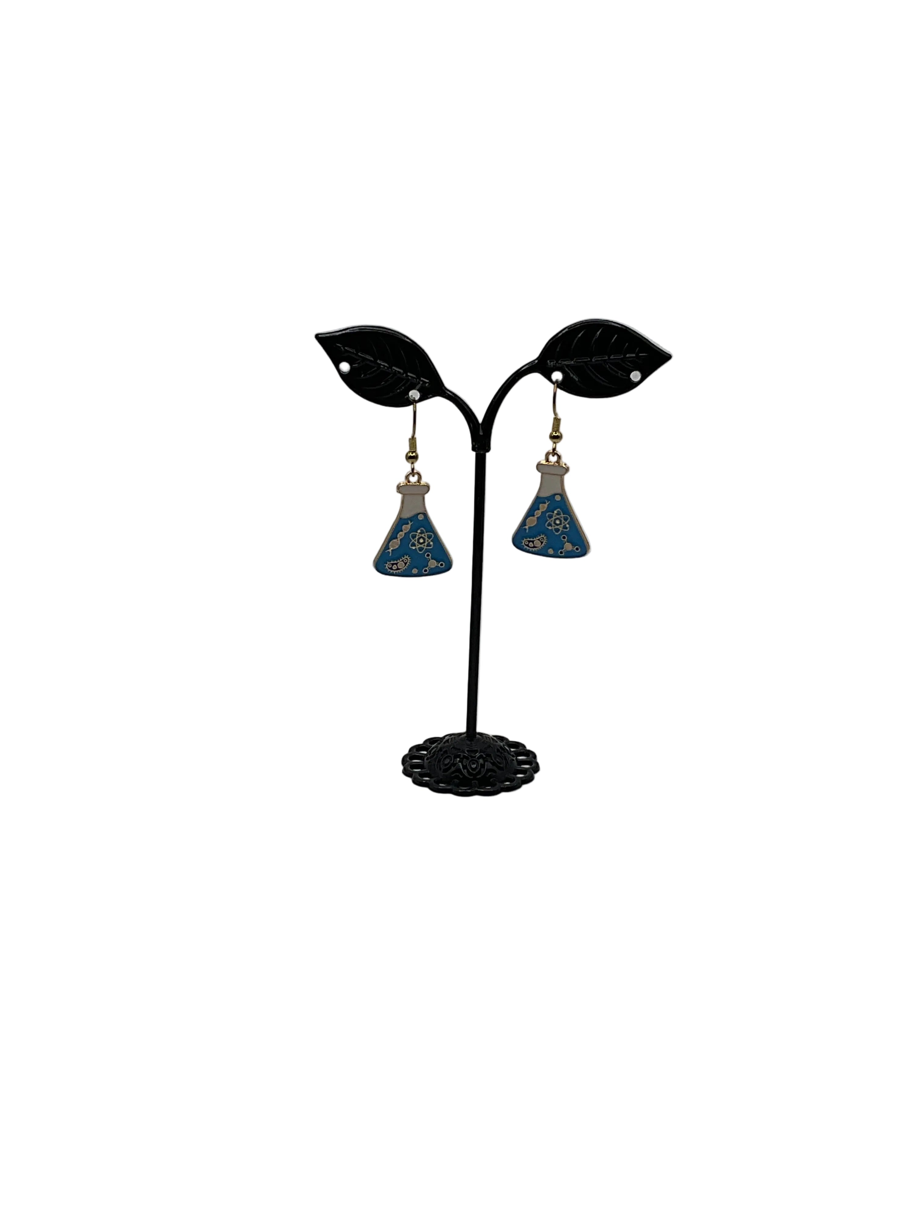 Science Beaker earrings