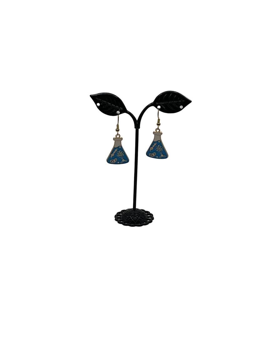 Science Beaker earrings