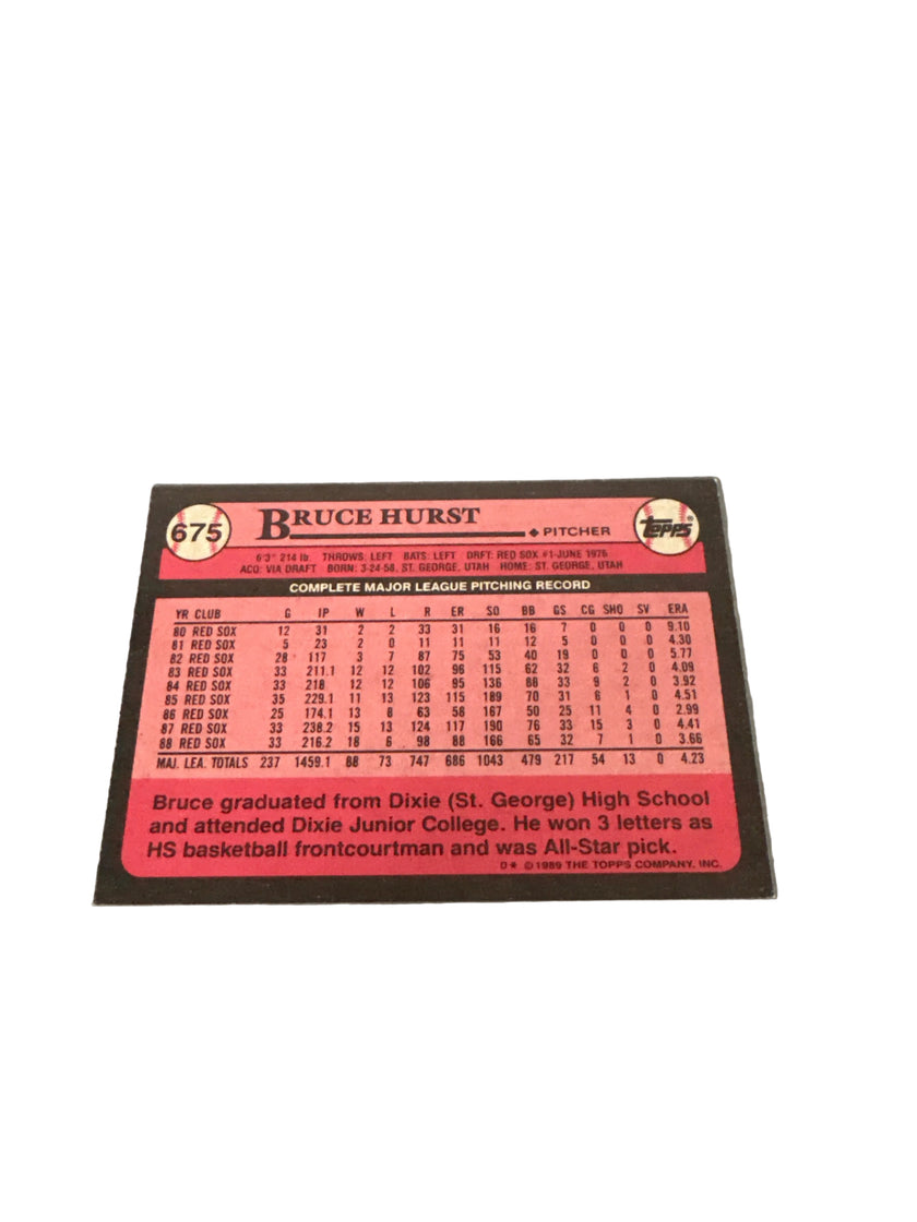 Topps Bruce Hurst