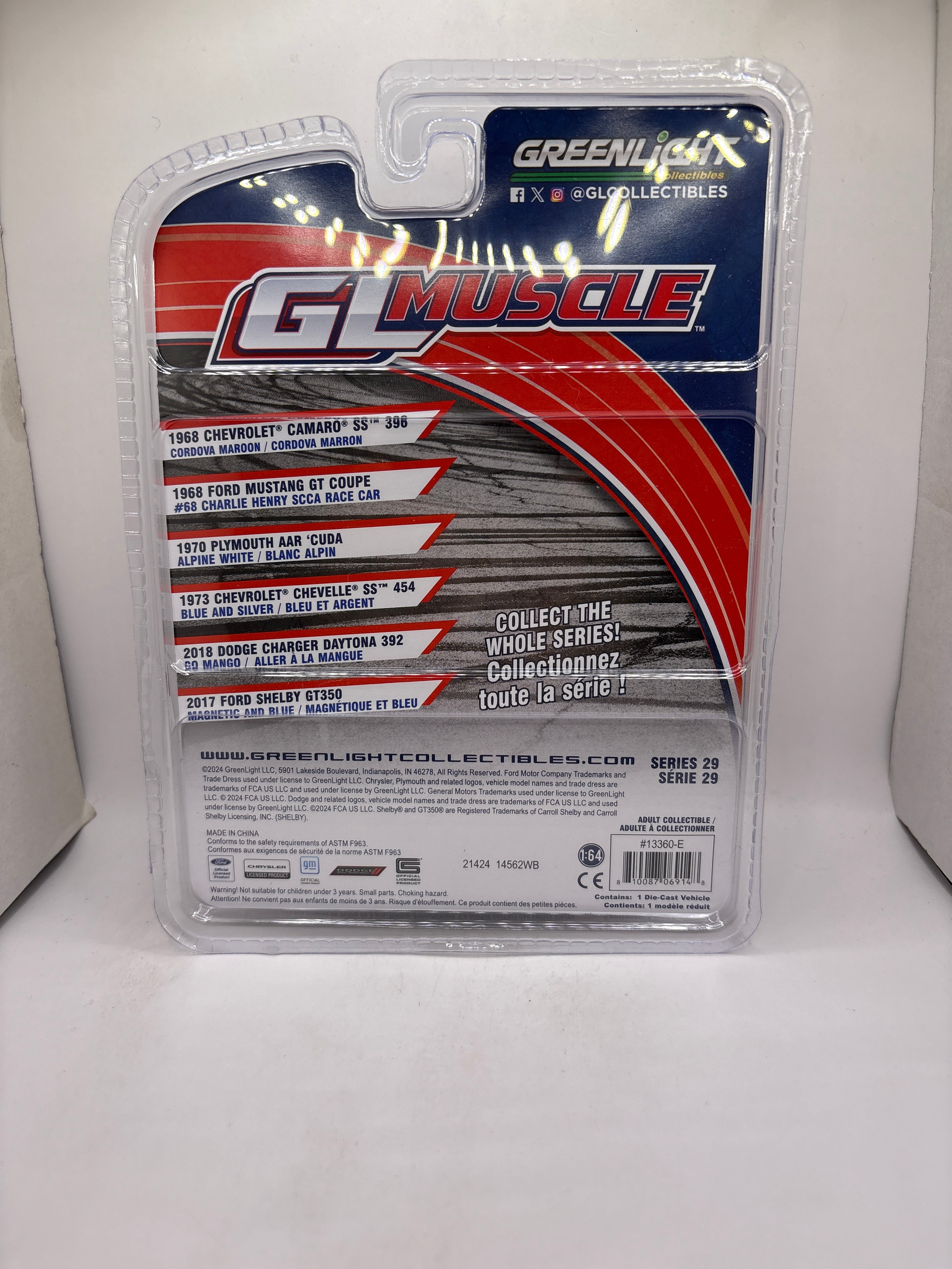 Greenlight 2018 Dodge Charger Daytona 392 Diecast