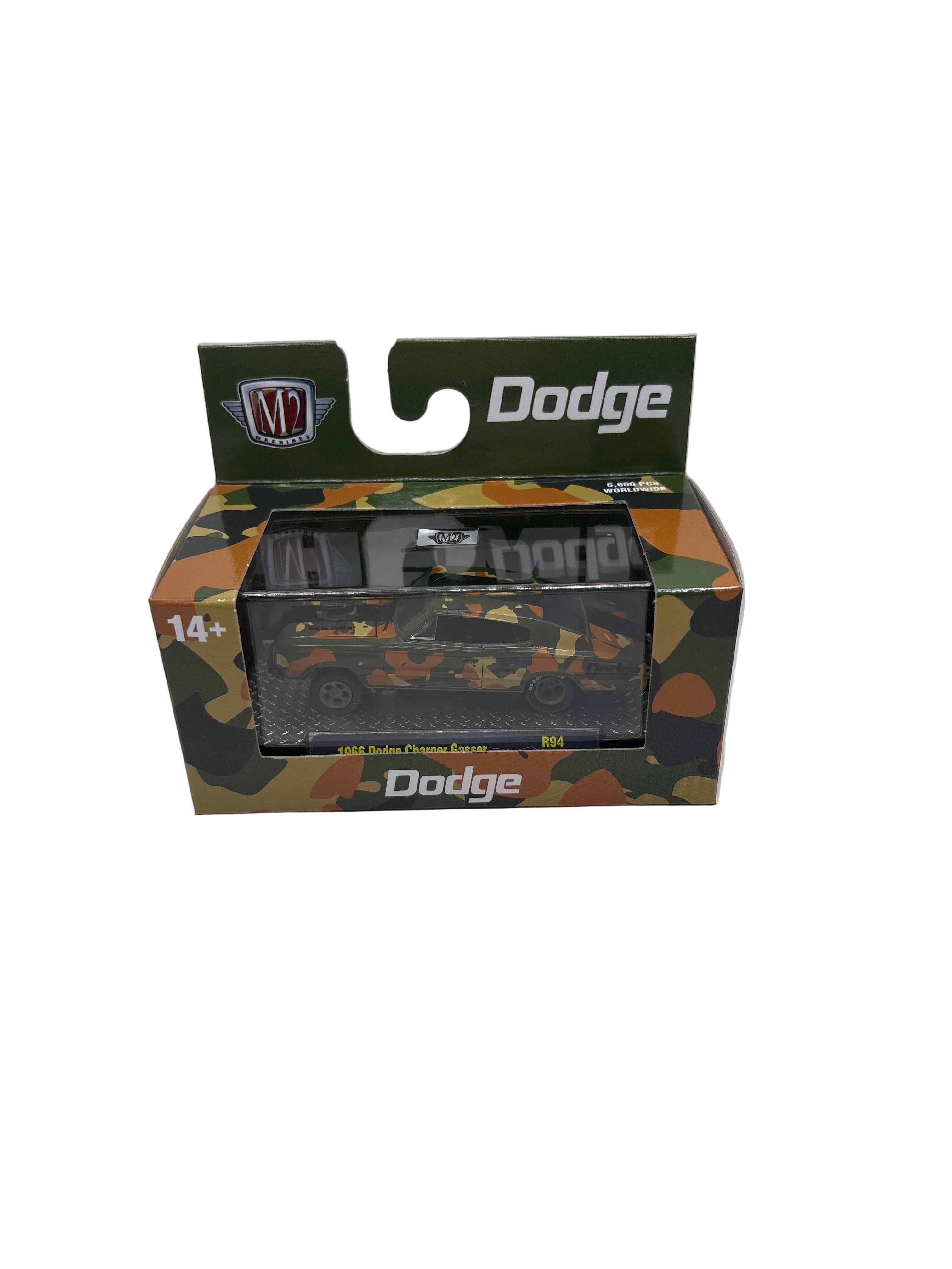 M2 1966 Dodge Charger Gasser Diecast green