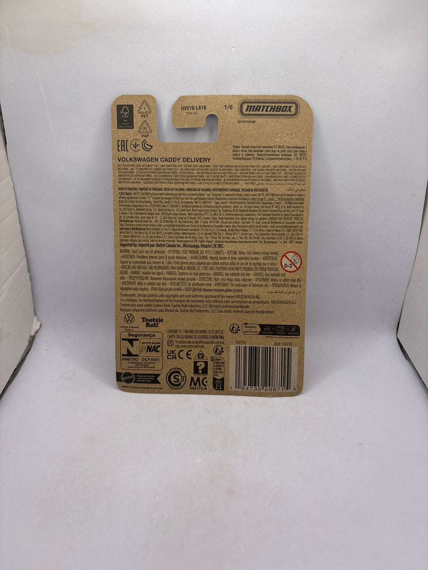 Matchbox Volkswagen Caddy Delivery Diecast