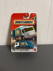Matchbox MBX EV Trash Truck Diecast white