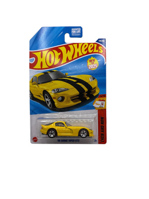 Hot Wheels 96 Dodge Viper GTS Diecast yellow