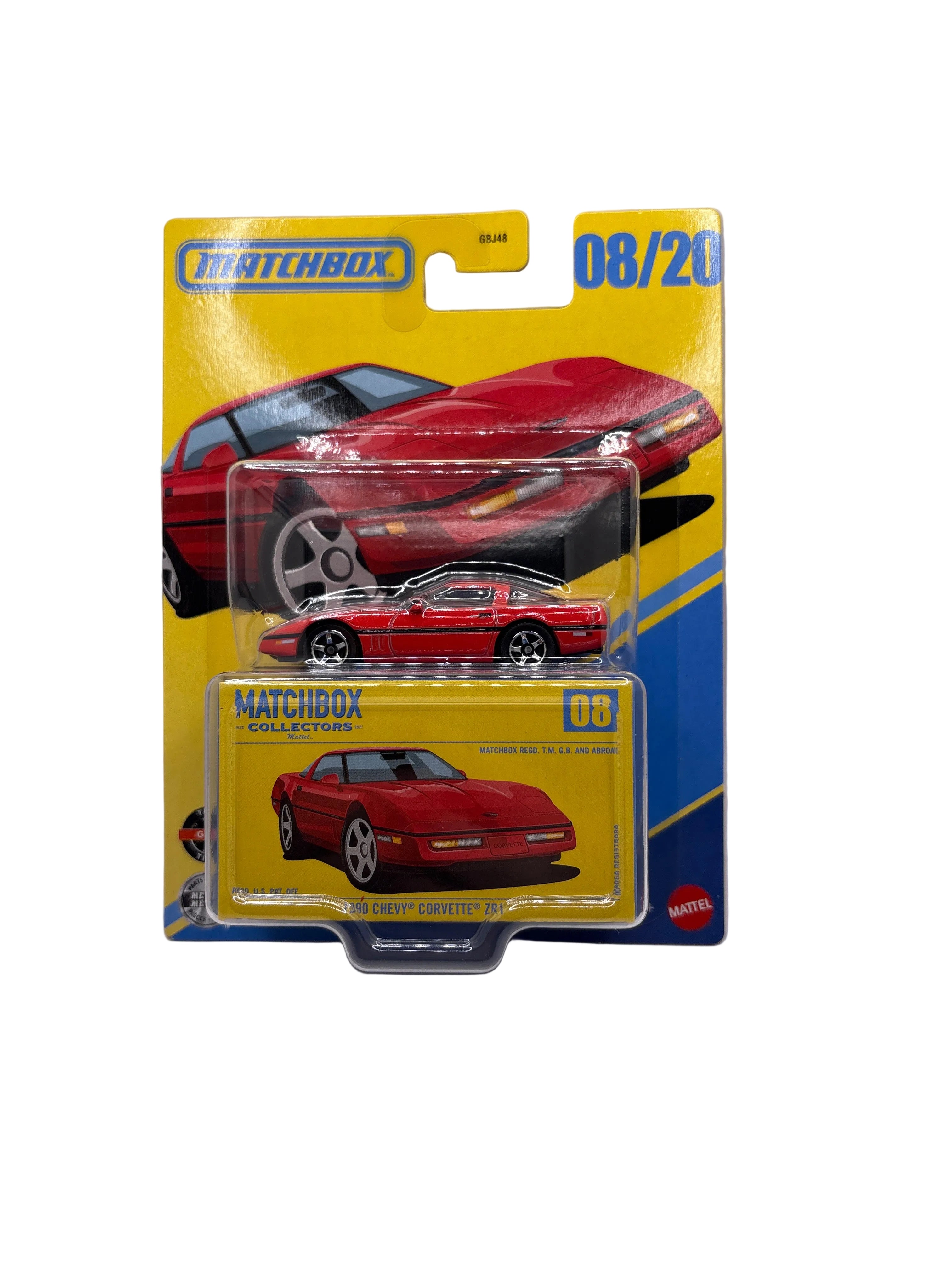 Matchbox 1990 Chevy Corvette ZR1 Diecast