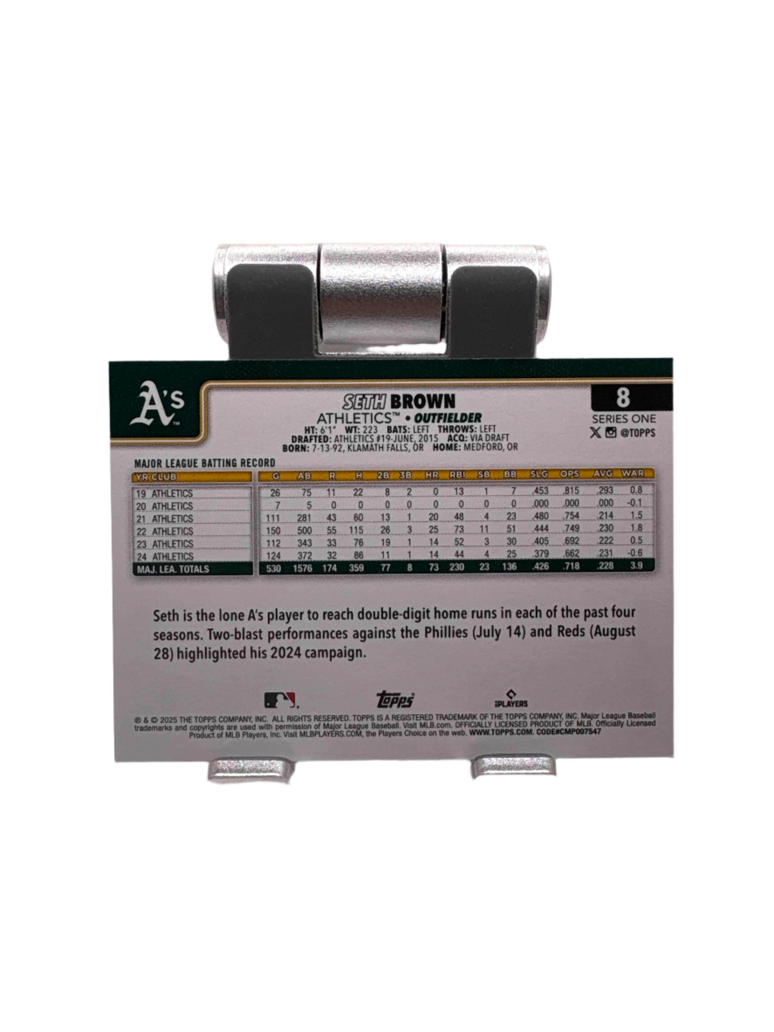 Topps Seth Brown