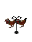 Rooster earrings