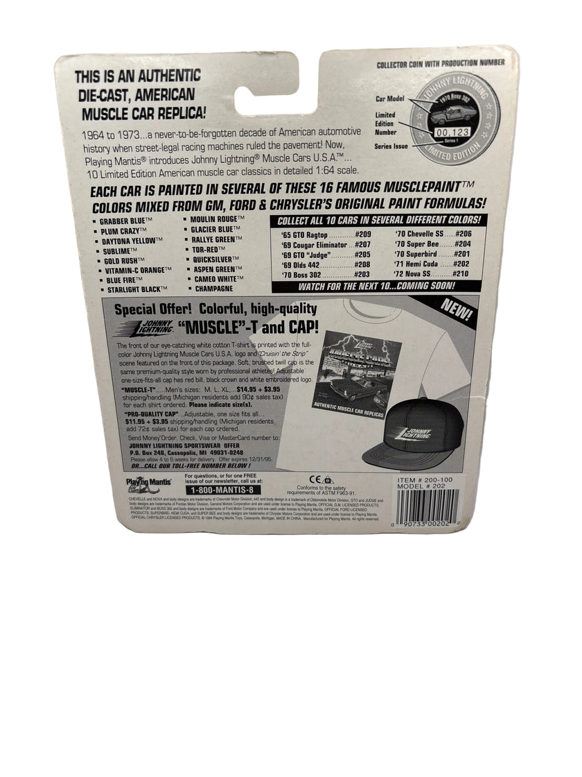 Johnny Lightning 1971 HEMI Cuda Diecast