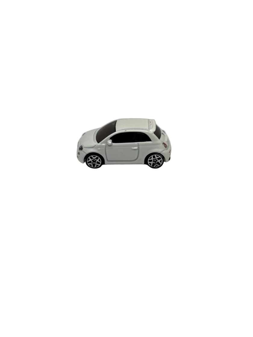 Hot Wheels Fiat 500 Diecast white