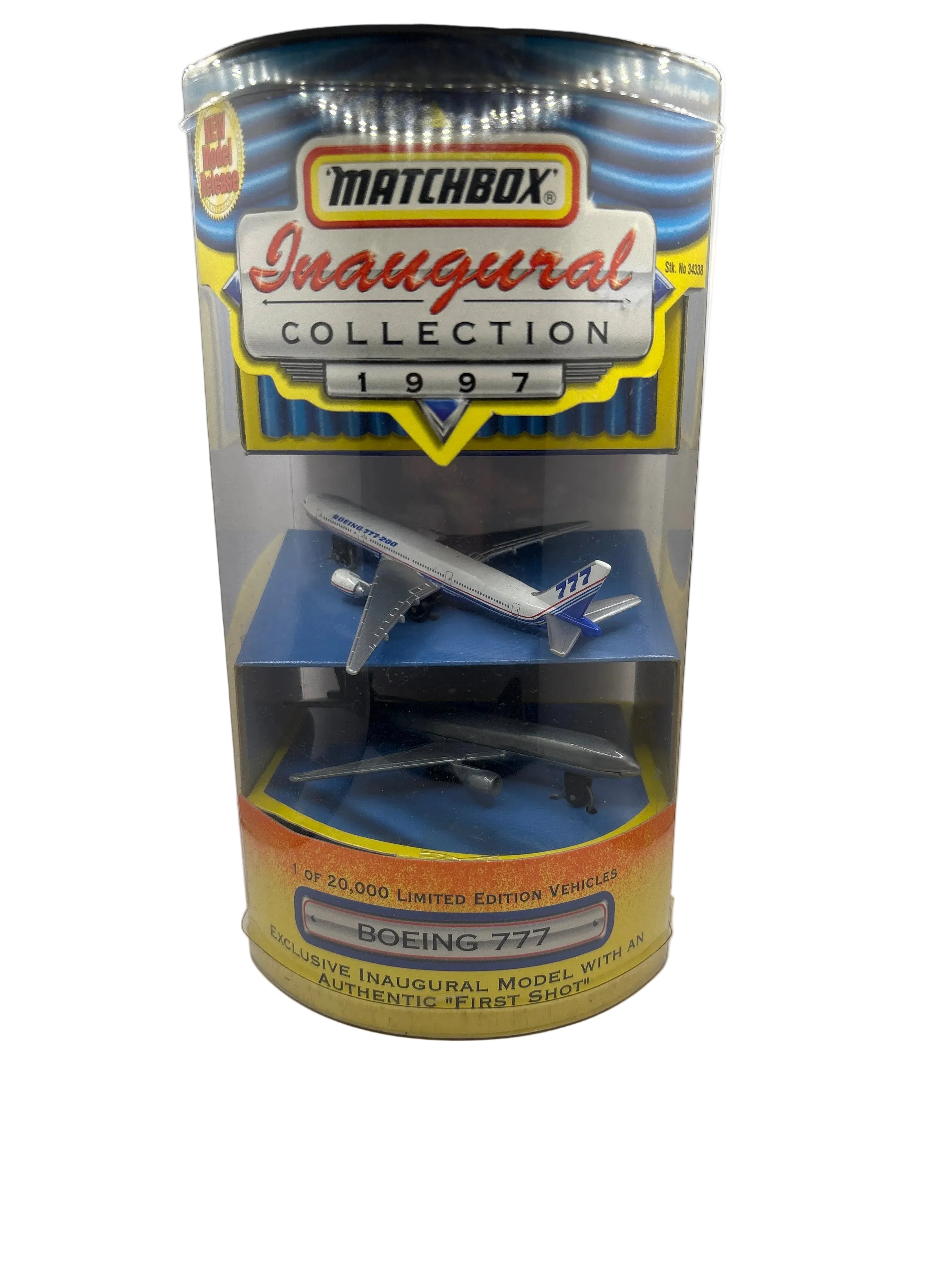 Matchbox Boeing 777 Diecast multi color